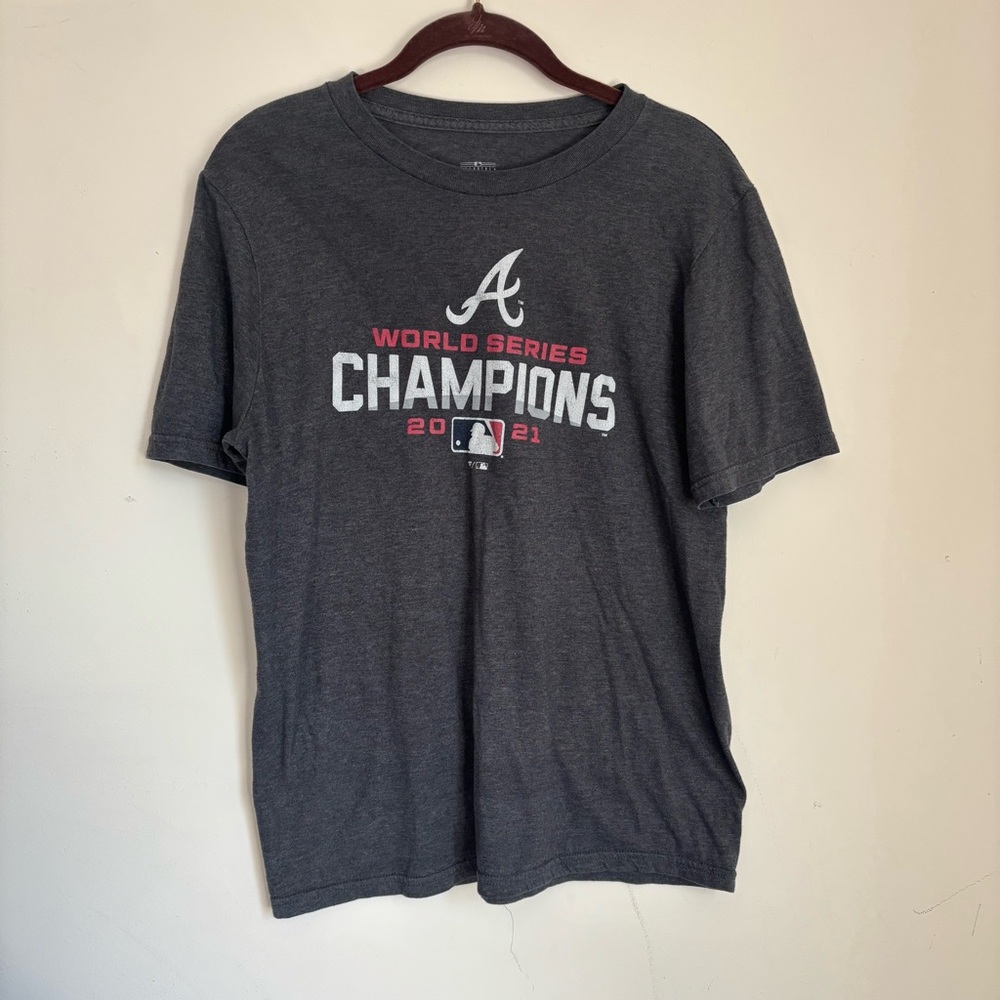 Braves World Series Champions Gray T-Shirt